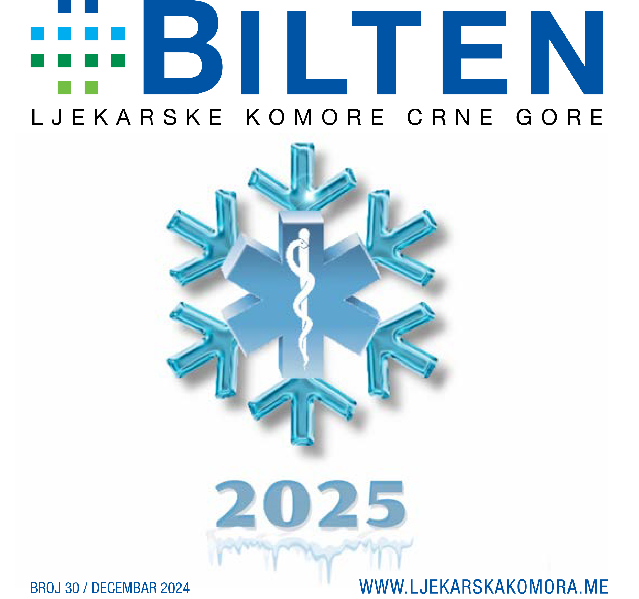 Bilten Ljekarske komore br. 30 naslovna strana